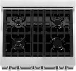 ZLINE 30-Inch Legacy Dual Fuel Range with Gas Cooktop & Electric Convection Oven, Stainless Steel (RA30) - Image 4